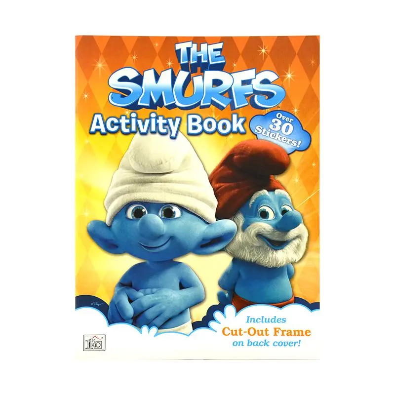 THE SMURFS ACTIVITY BOOKS OVER 30 STICKER