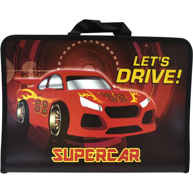 Zipper File A4 Super Car-K15SC305