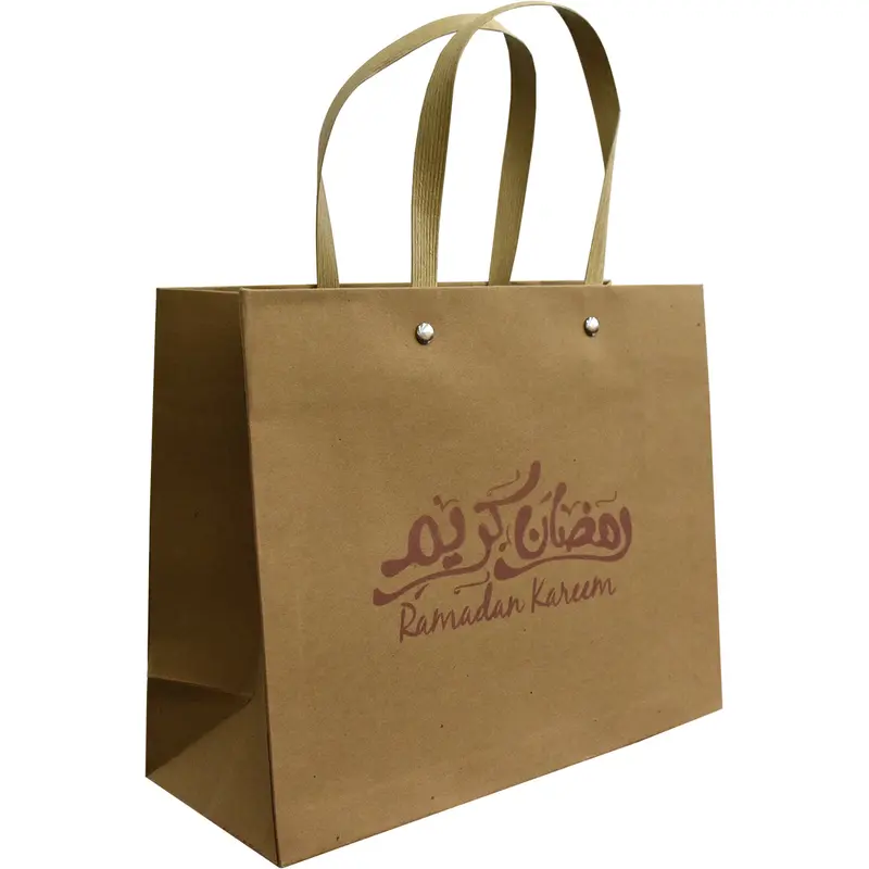 -Ramadan Gift Bag  Size 24.5x19.5x9.5 CM