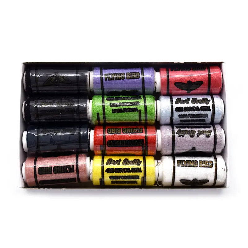 SEWING THREAD ASSORTED COLOR ( 12 Pieces Pack)