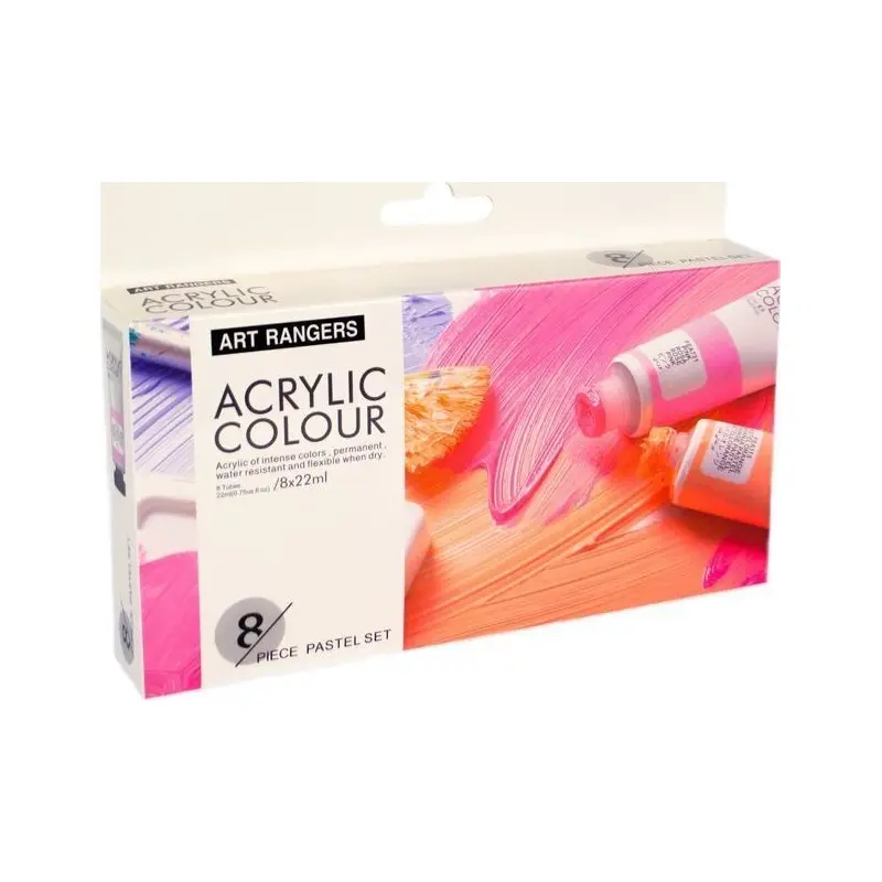 Acrylic Color 22ml x 8 Color Pastel-FEA0822T-P