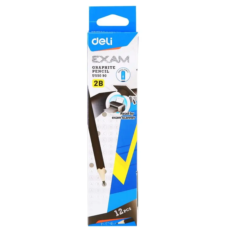 PENCIL 2B 12 PIECES EXAM-U55090