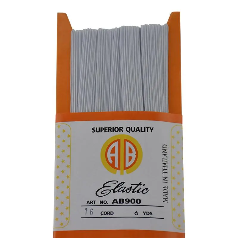 White Elastic Braid 16Cx6Y