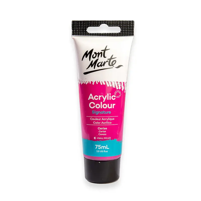 Mont Marte-Acrylic Color 75ml Cerise-MSCH7536