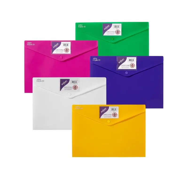 Button File A4 W/Id Holder