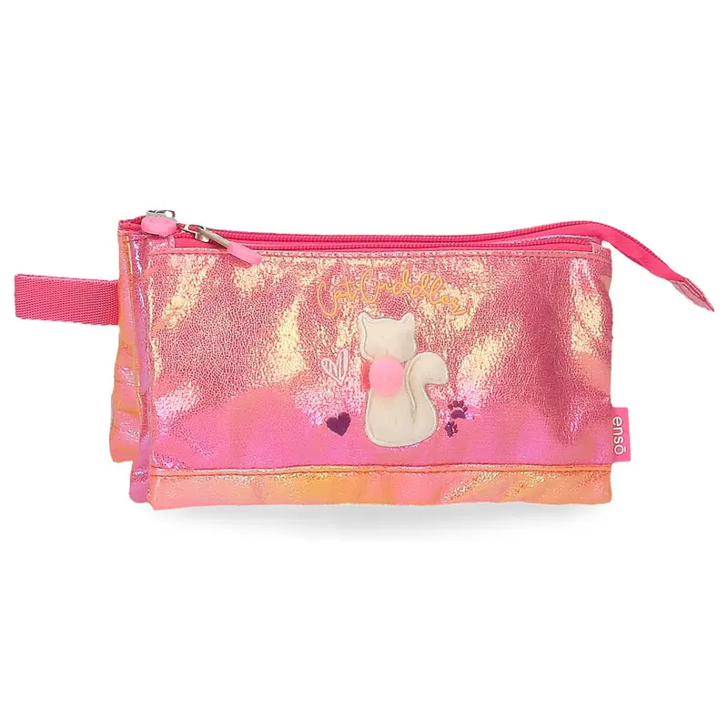 PENCIL CASE TRIPPLE CAT CUDDLER