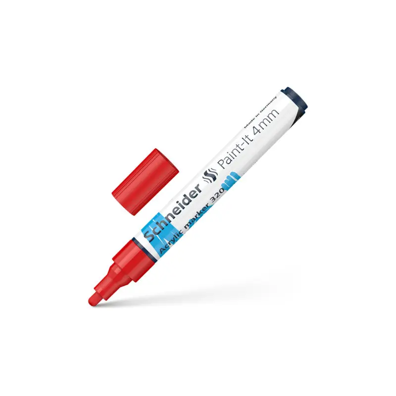 ACRYLIC MARKER PAINT-IT 320 4MM RED-120202
