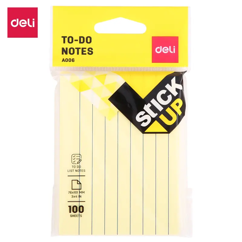 MEMO STICK 3X4 100SHT LINED-A00652