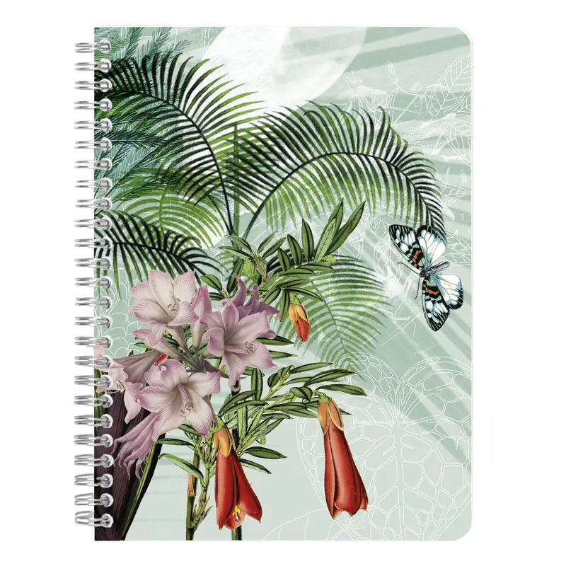 SPIRAL NOTE BOOK A5 74'S JUNGLE HARMONY-115766