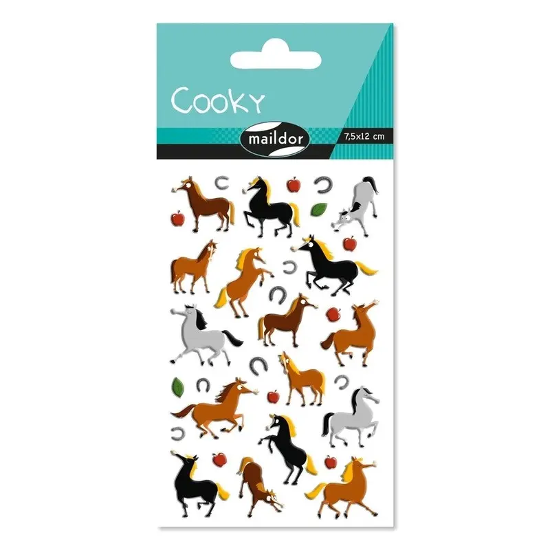 STICKER COOKY HORSES-560353