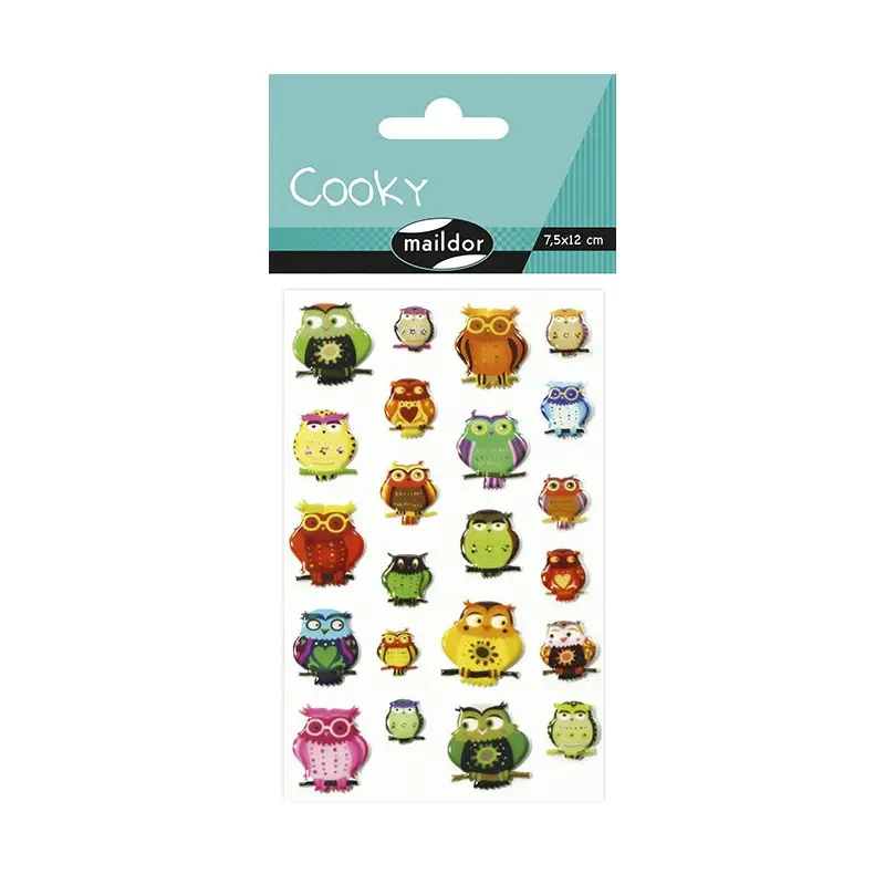 STICKER COOKY OWLS-560407