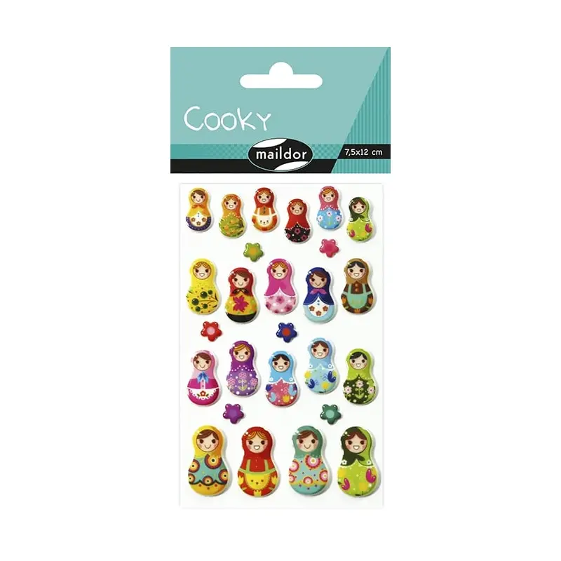 STICKER COOKY RUSSIANDOLLS-560406