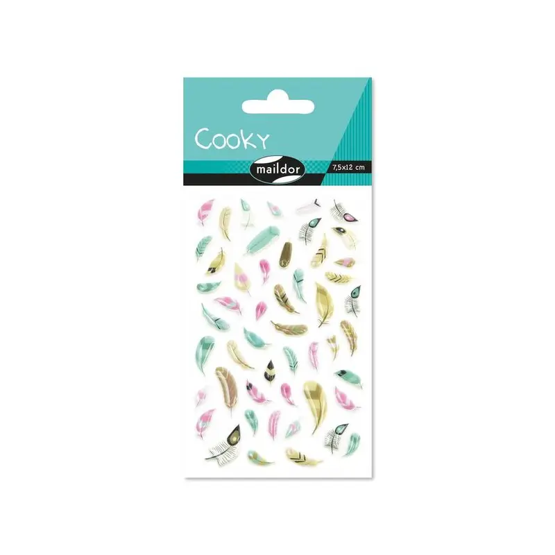 STICKER COOKY FEATHERS-CY100