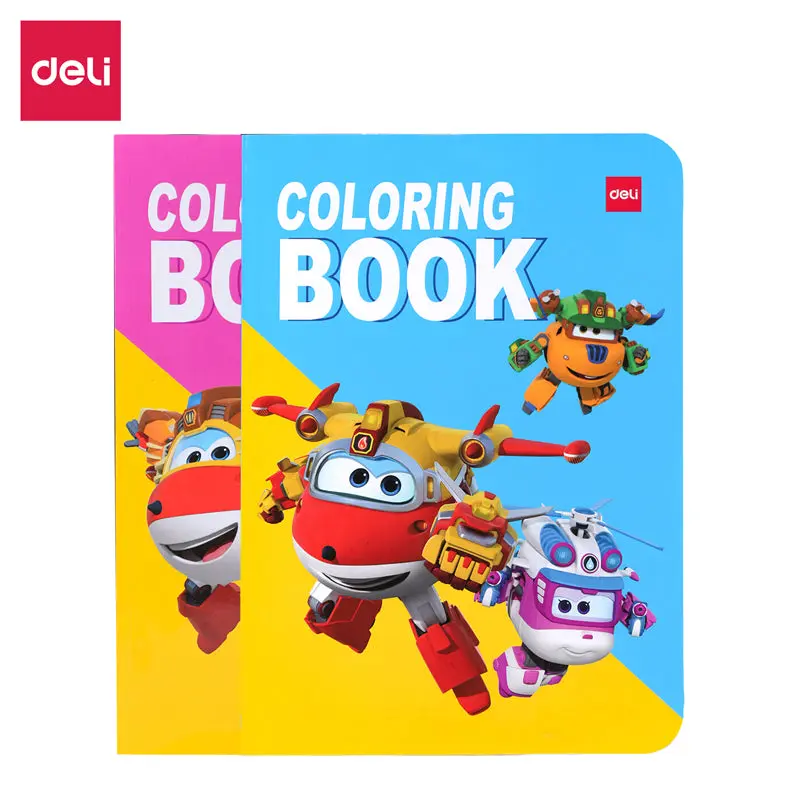 COLORING BOOK A4 SUPER WINGS--ASSORTED COLOUR