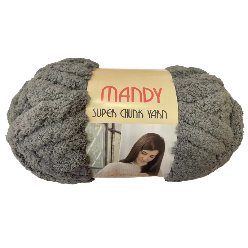 MANDY-SUPER CHUNK YARN 250G GREY-MANDY-5
