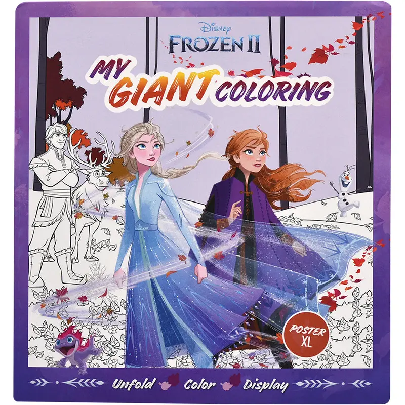 FROZEN2-GIANT COLORING POSTER XL