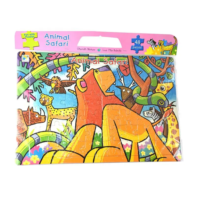 FUN WITH PUZZLES-ANIMAL SAFARI