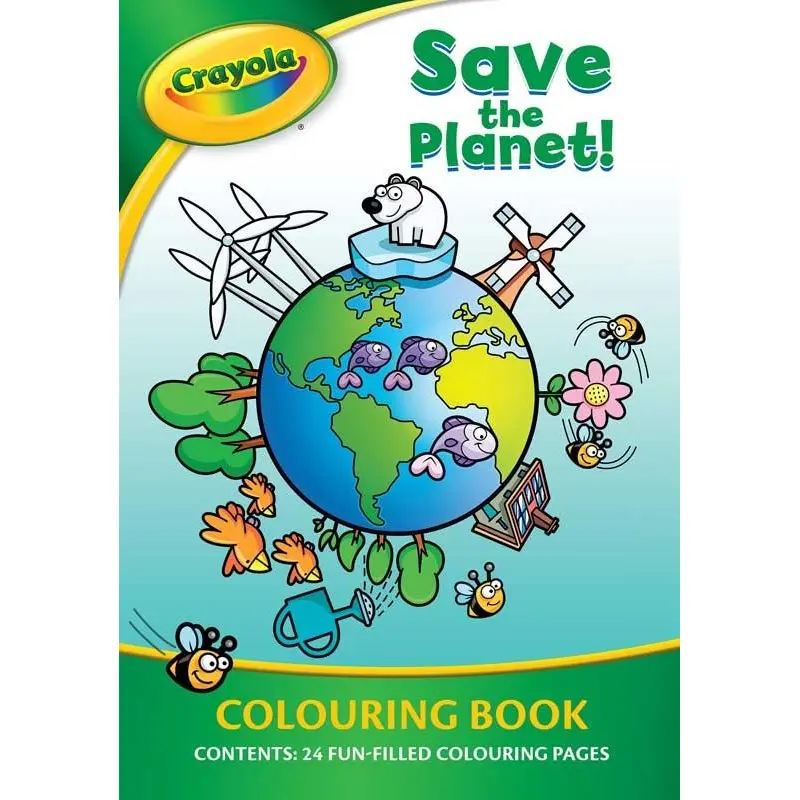 SAVE THE PLANET COLOURING BOOK