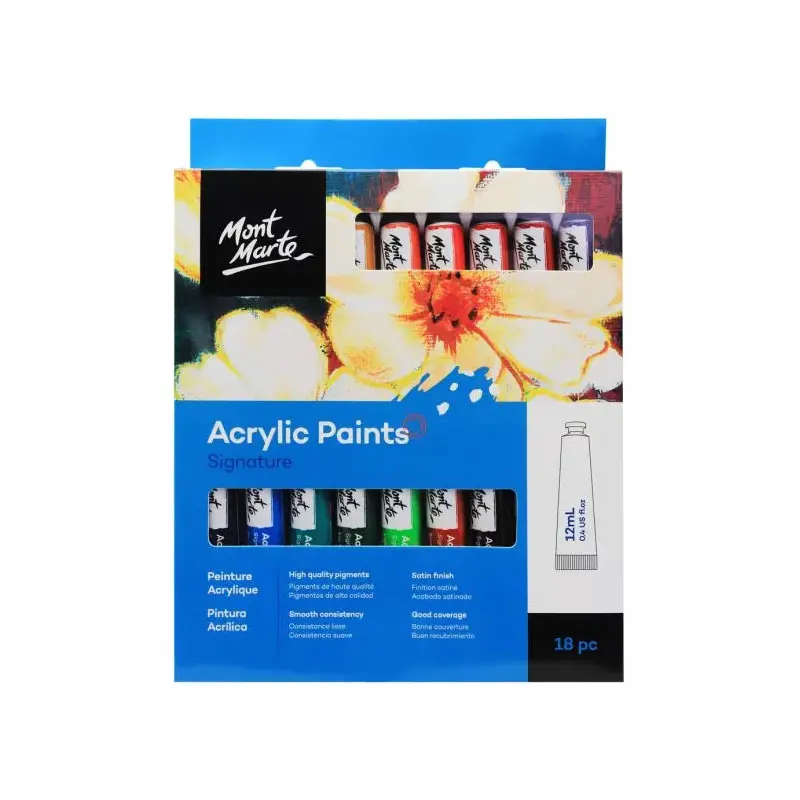 Acrylic Color 18Color x 12ml-PMHS0033