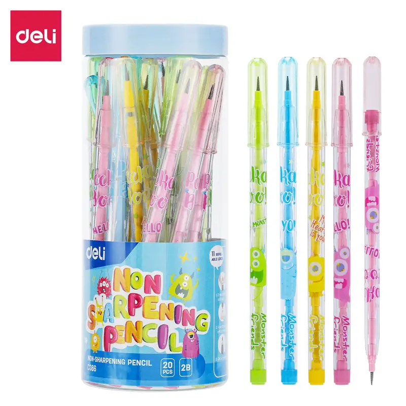 CARTRIDGE PENCIL 20PCS IN DRUM----ASSORTED COLOUR