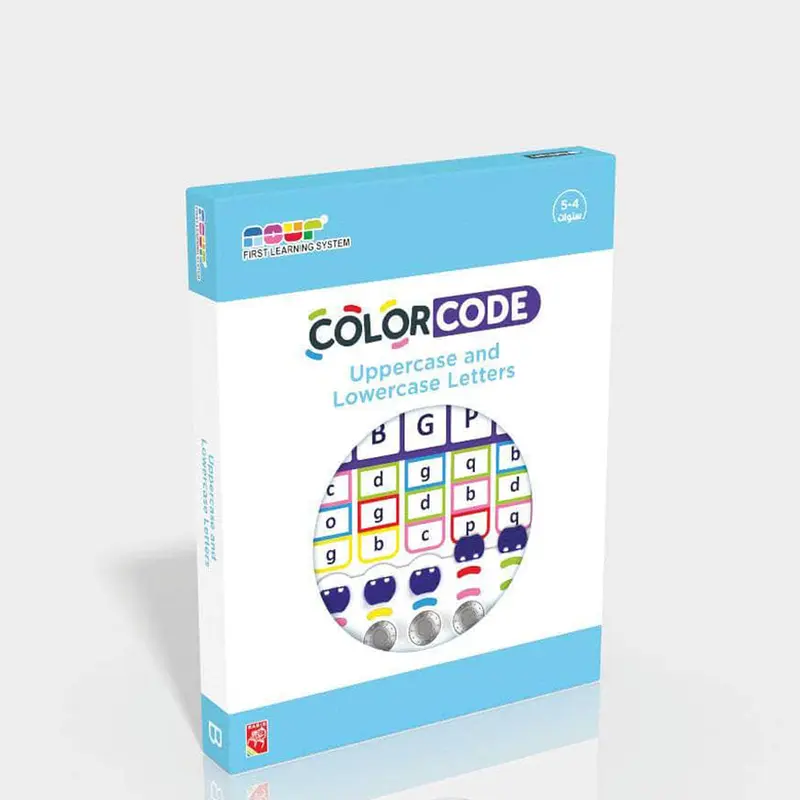 UPPERCASE LETTERS COLOR CODE