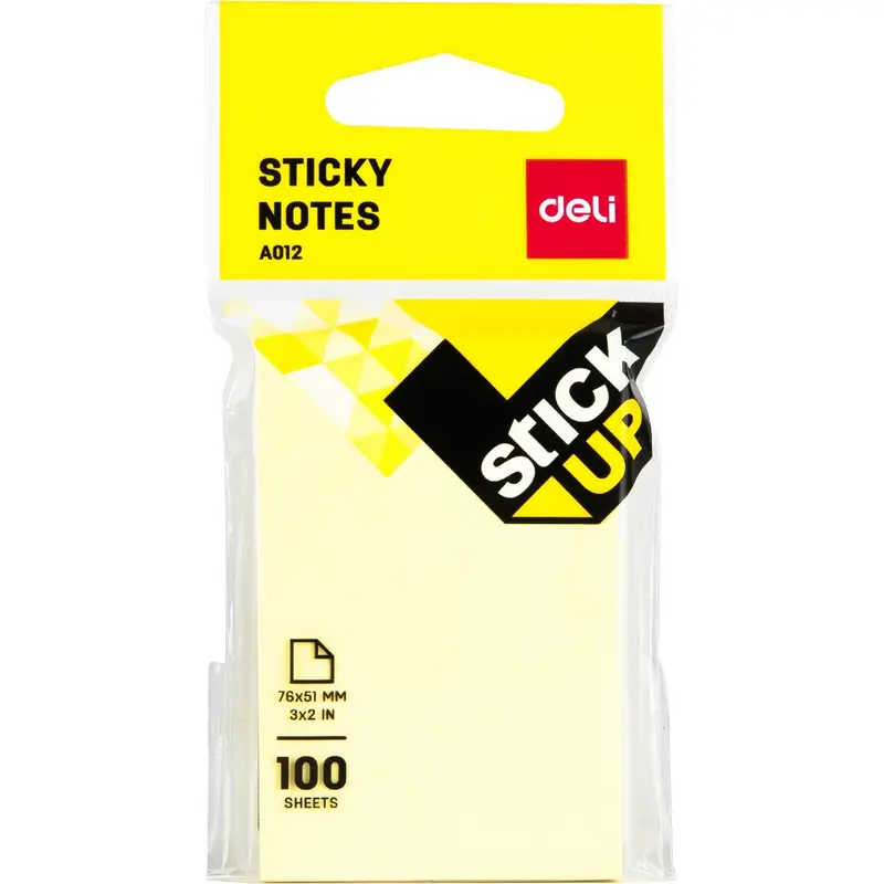 MEMO STICK 3X2 100SHT ASSTD-A01202 PACK OF 4 PCS