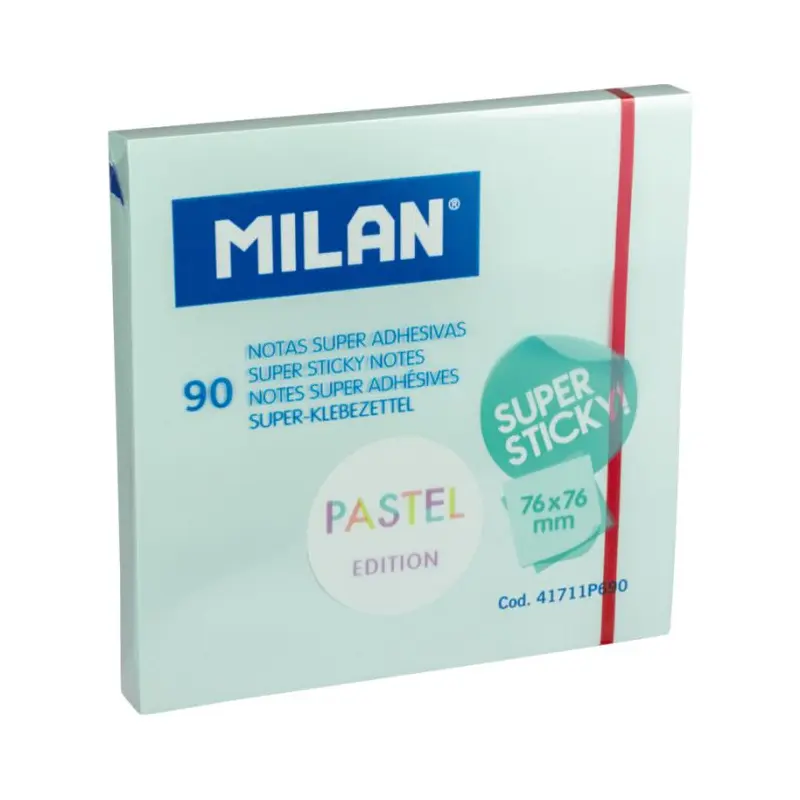 MEMO STICK 3X3 90SHT PASTEL BLUE-41711P690 PACK OF 4 PCS