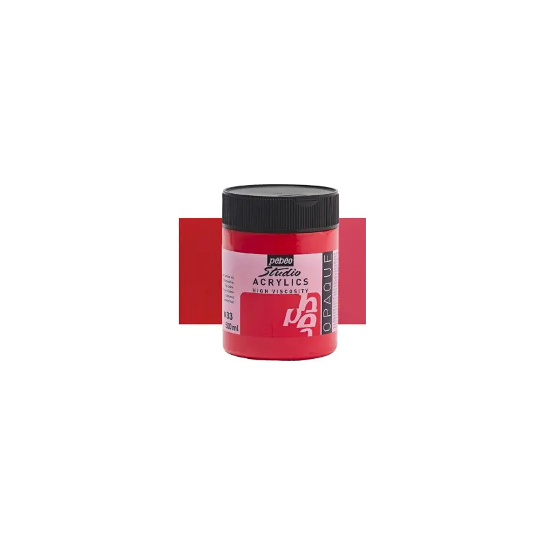 ACRYLIC STUDIO 500ML DARK RED CADMIUM HUE-171053
