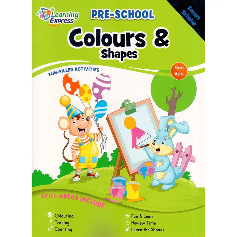 LEARNING EXPRESS-PRE SCHOO-COOUR&SHAPES