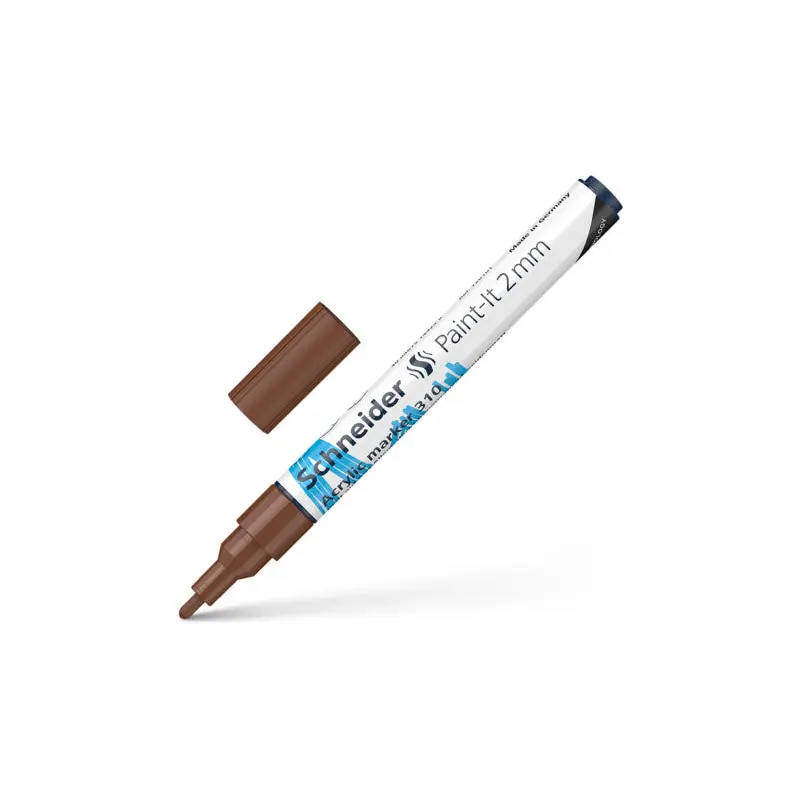 ACRYLIC MARKER PAINT-IT 310 2MM BROWN-120107