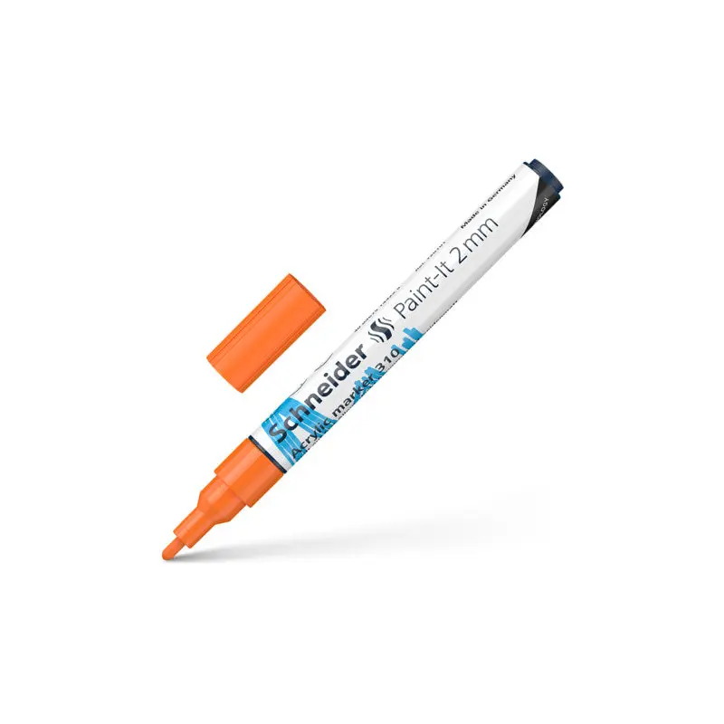 ACRYLIC MARKER PAINT-IT 310 2MM ORANGE-120106