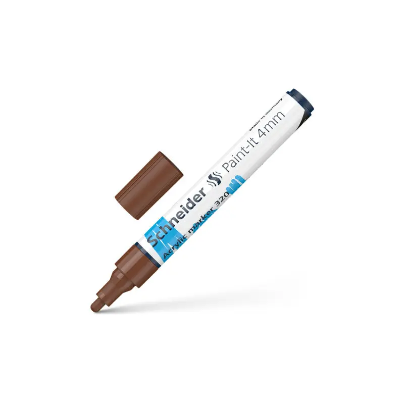 ACRYLIC MARKER PAINT-IT 320 4MM BROWN-120207