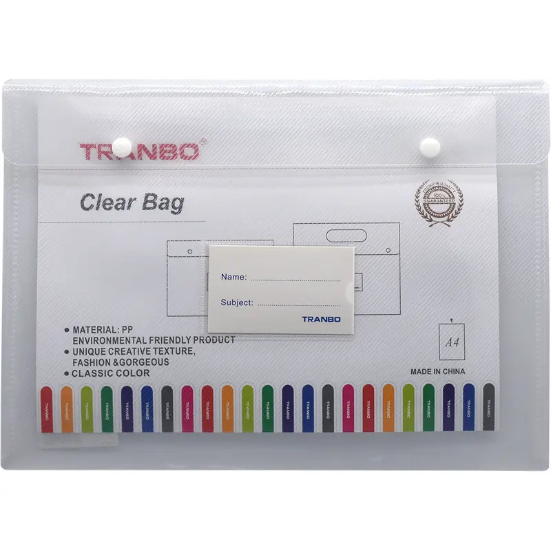 BUTTON FILE A4 2 BUTTON CLEAR-CB286