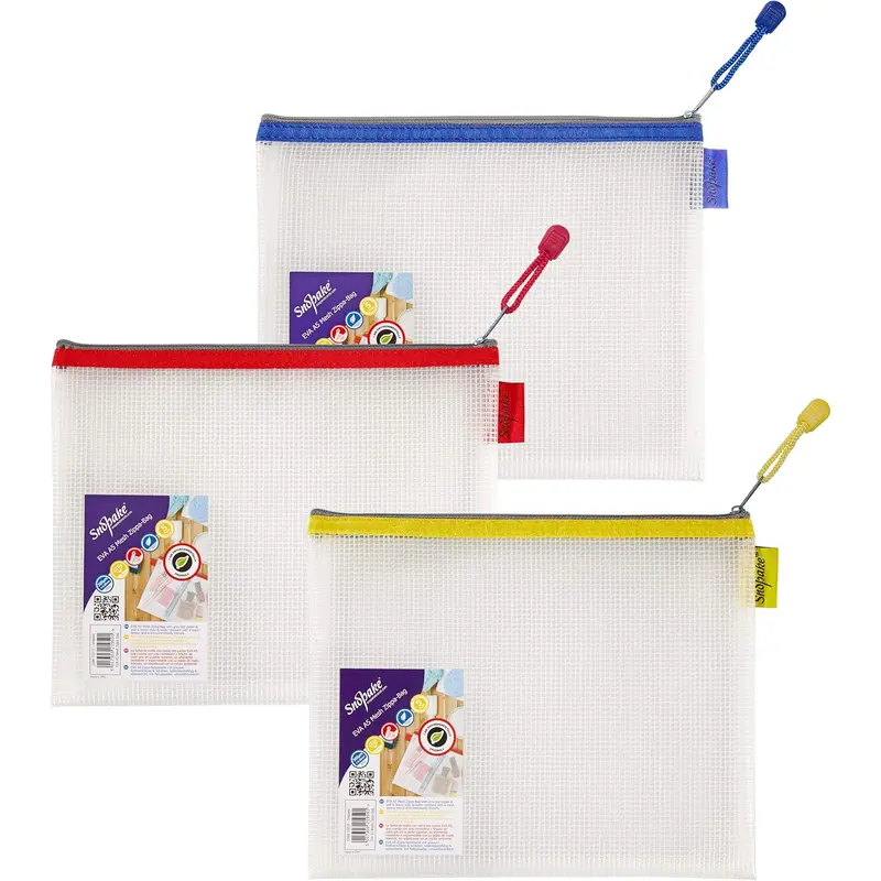 ZIPPER FILE MESH A5-15818 Assorted Colour