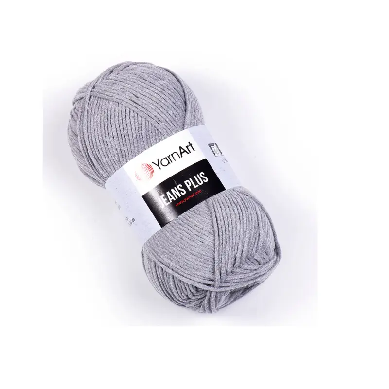 46 COT/PREMIUM ACRYLIC YARN 100G DARK GREY-Y-ART/JEANS PLUS