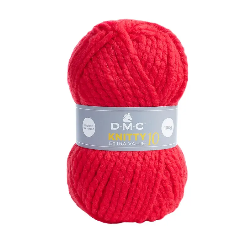 DMC Knitty Yarn 10 -100% Acrylic Yarn 100 gram - 82 meters per ball