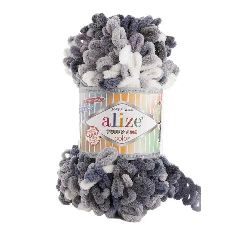 ALIZE/PUFFY FINE COLOR-YARN 100G-5925