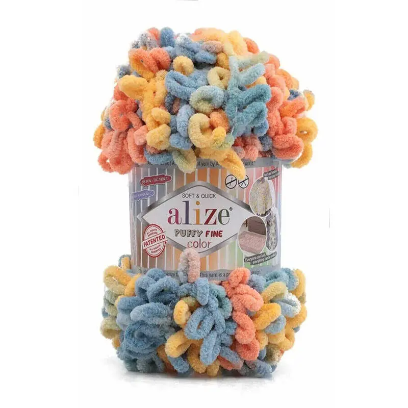ALIZE/PUFFY FINE COLOR-YARN 100G-6314
