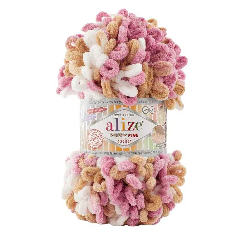 ALIZE/PUFFY FINE COLOR-YARN 100G-6402