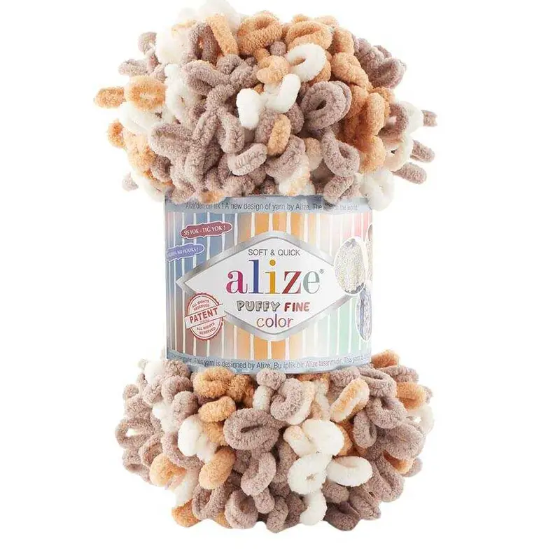 ALIZE/PUFFY FINE COLOR-YARN 100G-6403