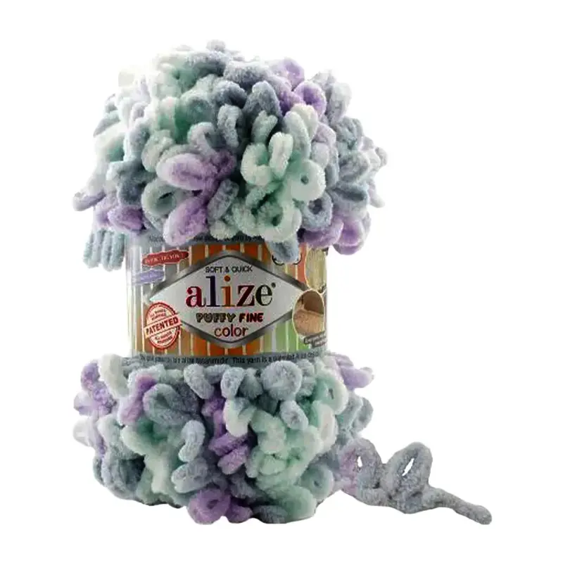 ALIZE/PUFFY FINE COLOR-YARN 100G-6466
