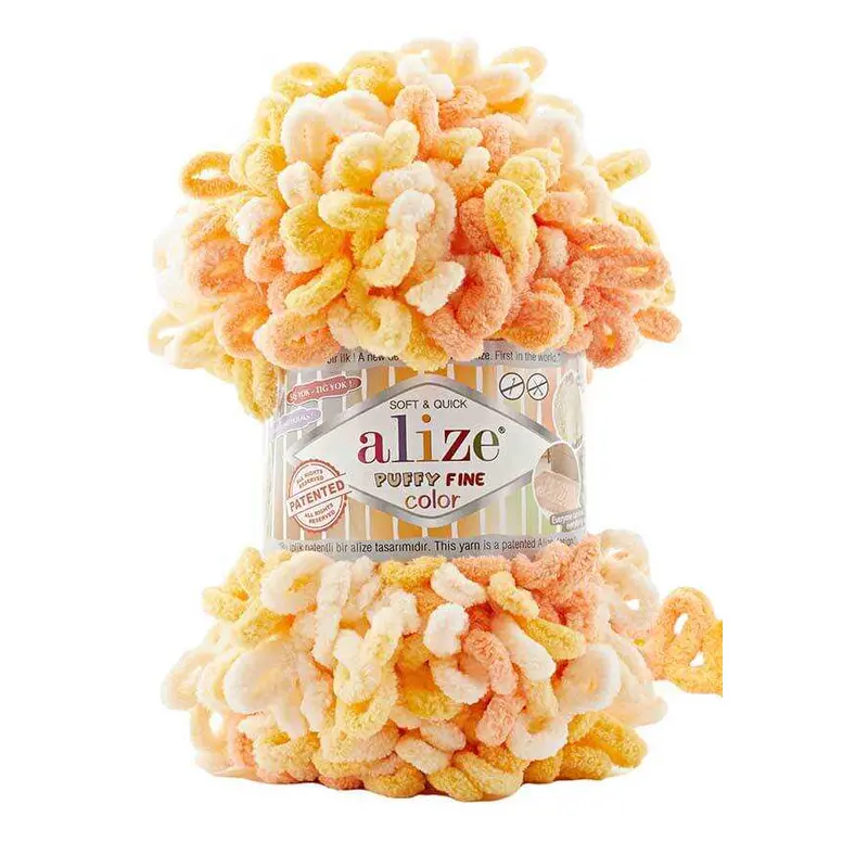 ALIZE/PUFFY FINE COLOR-YARN 100G-6467