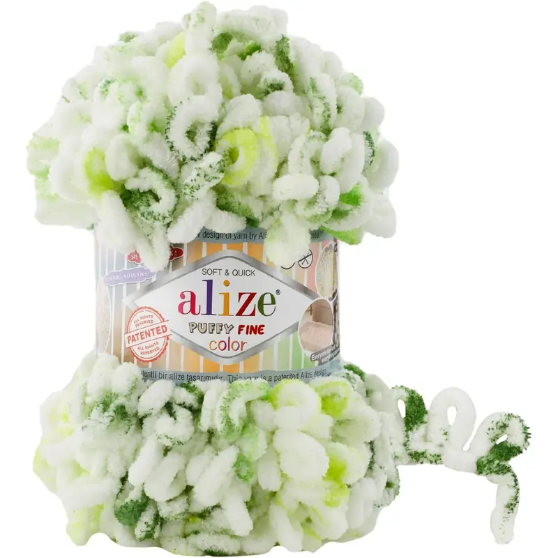 ALIZE/PUFFY FINE COLOR-YARN 100G-7627