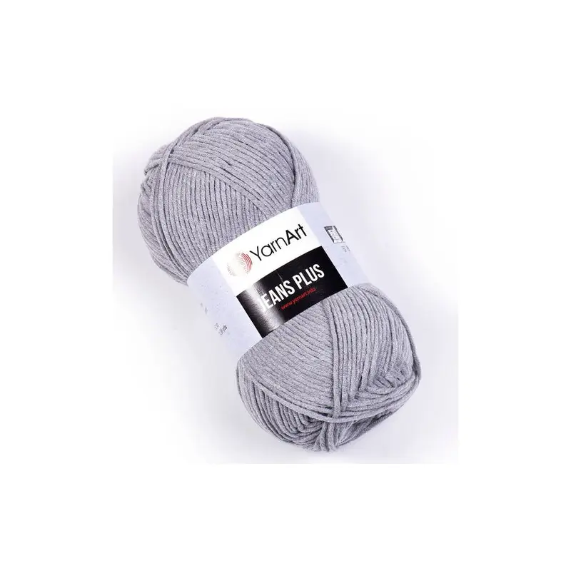 YARN ART/JEANS PLUS-YARN 100G DARK GREY-JEANSPLUS46