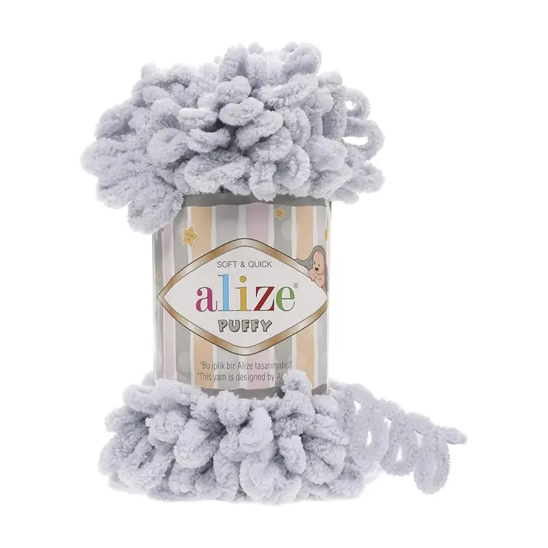 500 MICRO POLY YARN 100G-ALIZE/PUFFY FINE