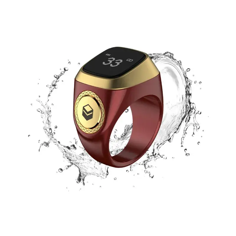 IQIBLA ZIKR RING E01S LITE 18MM BROWN-