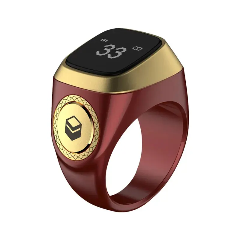 IQIBLA ZIKR RING E01S LITE 20MM BROWN