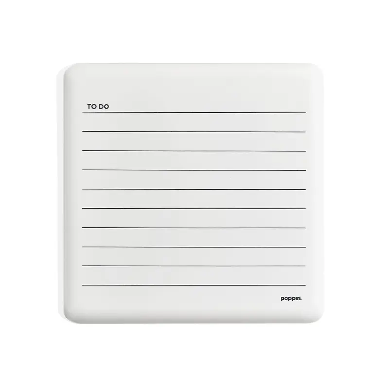 White Magnetic To-Do Dry Erase Board