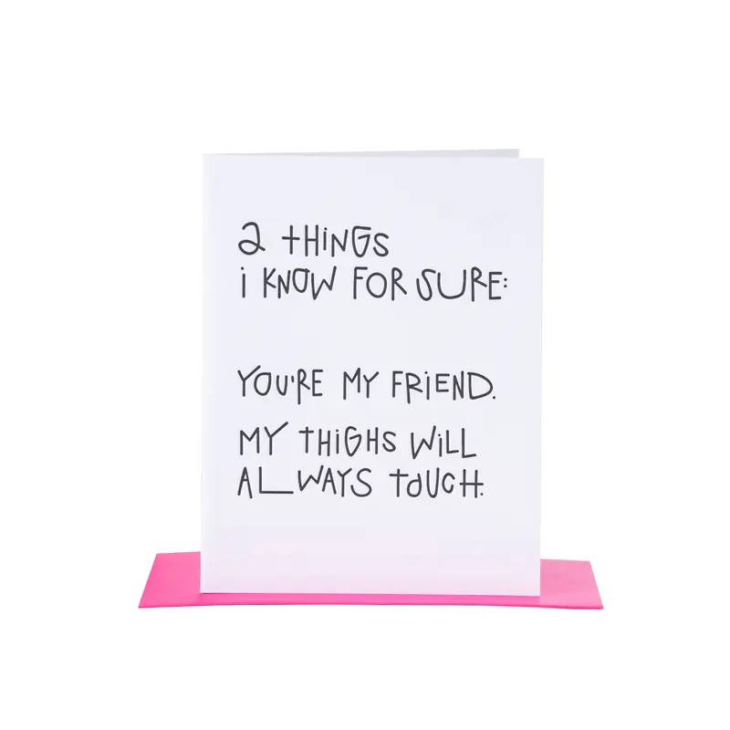 2 Things I Know for Sure Card - PiPH by Paper Epiphanies