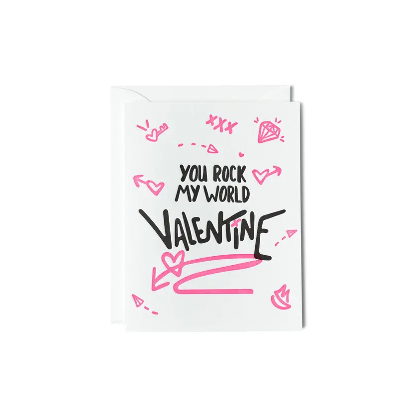 You Rock Valentine Card
